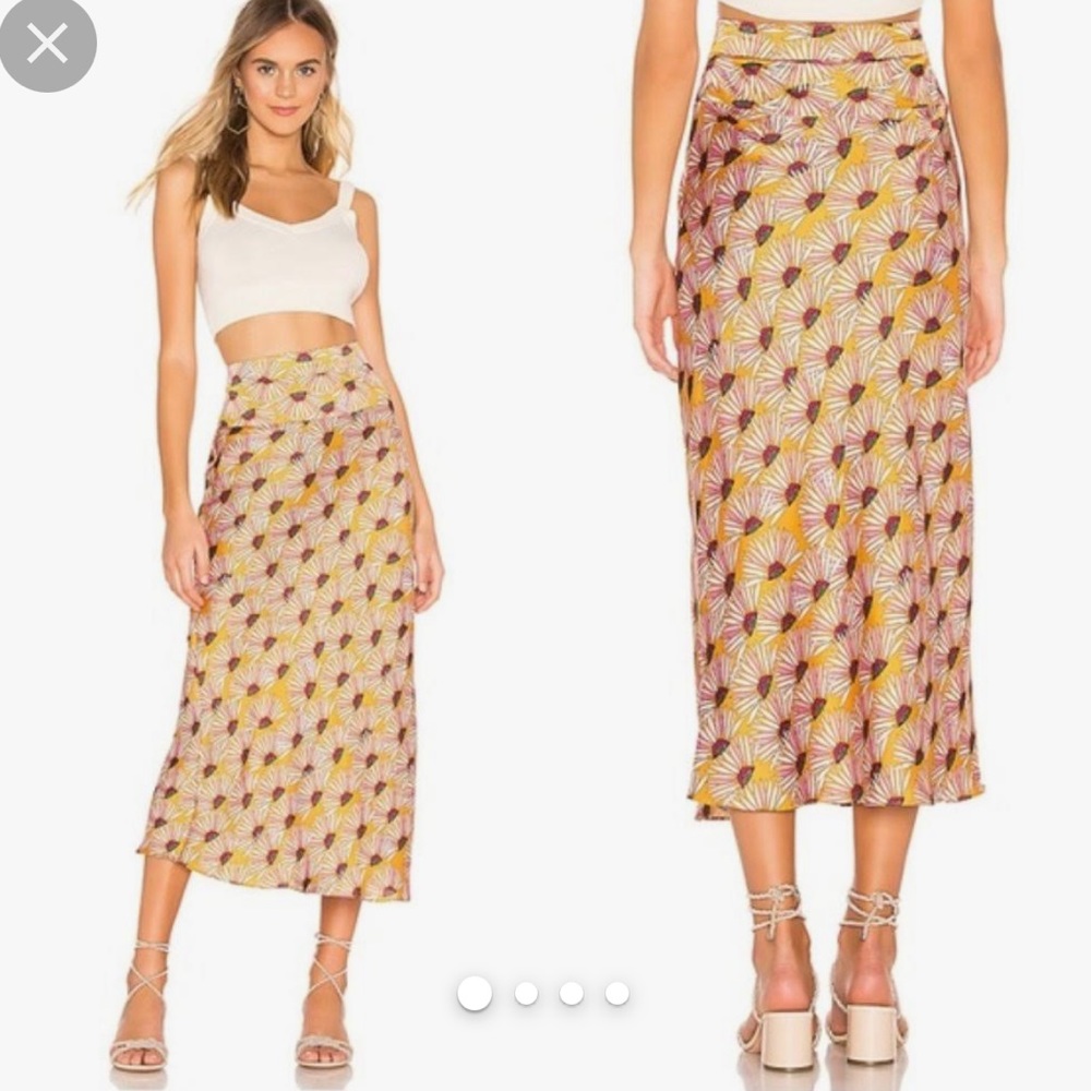 Free People Midi Skirt size 8